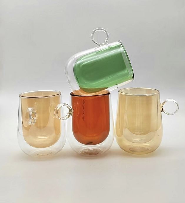Color double-layer cup